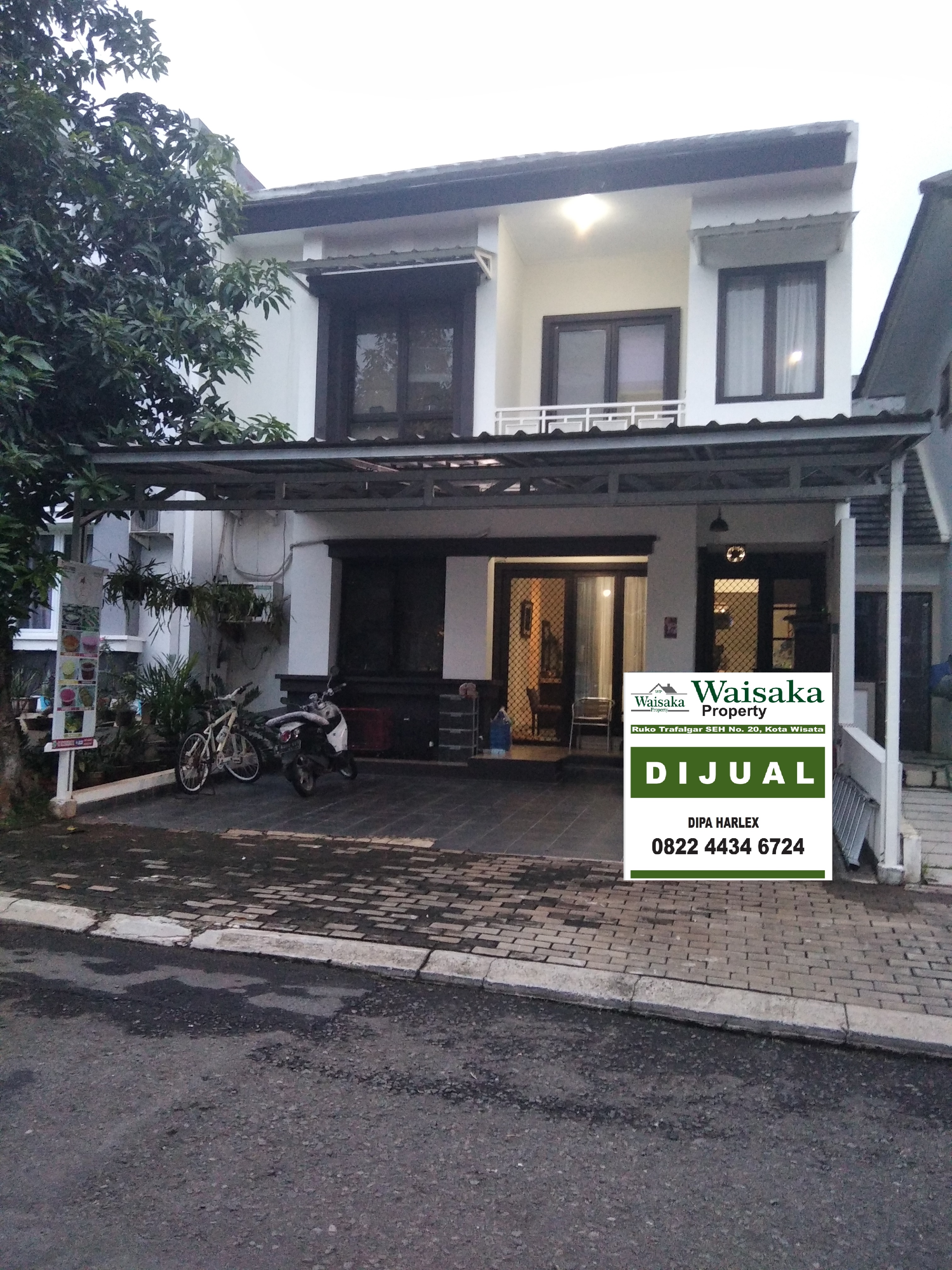 Rumah Dijual di Kota Wisata Siap Huni 2 lt SHM sudah renov